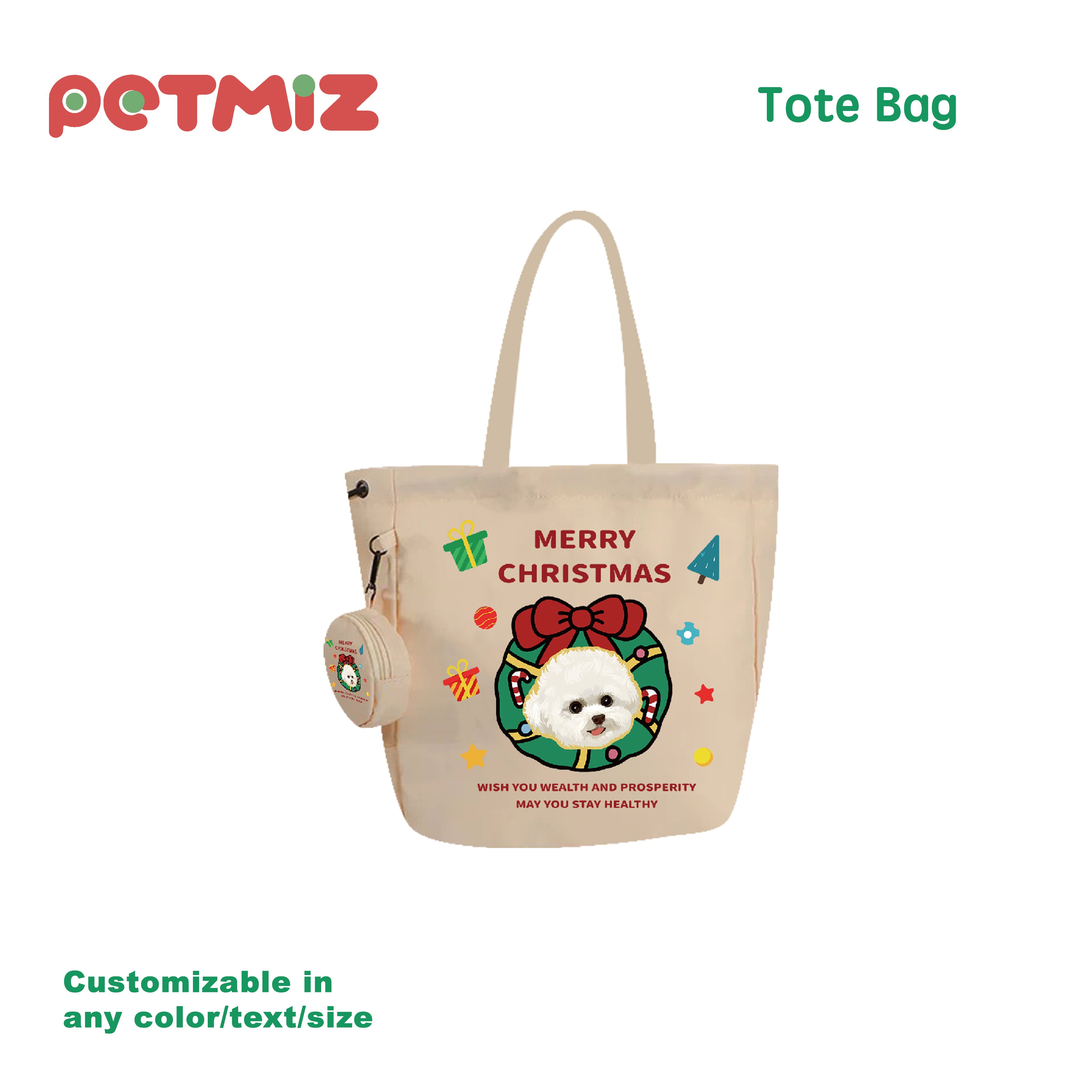 PETMIZ Pet Portrait Tote Bag