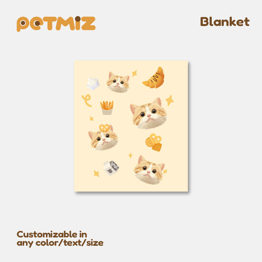PETMIZ Original Design Flannel Blanket