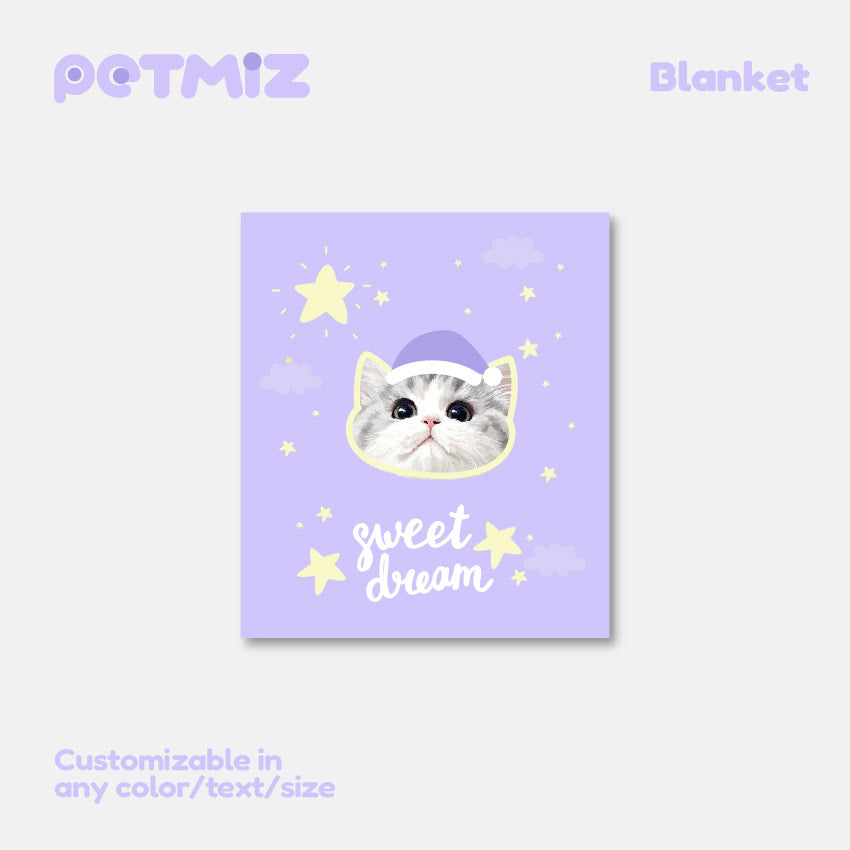 PETMIZ Original Design Flannel Blanket