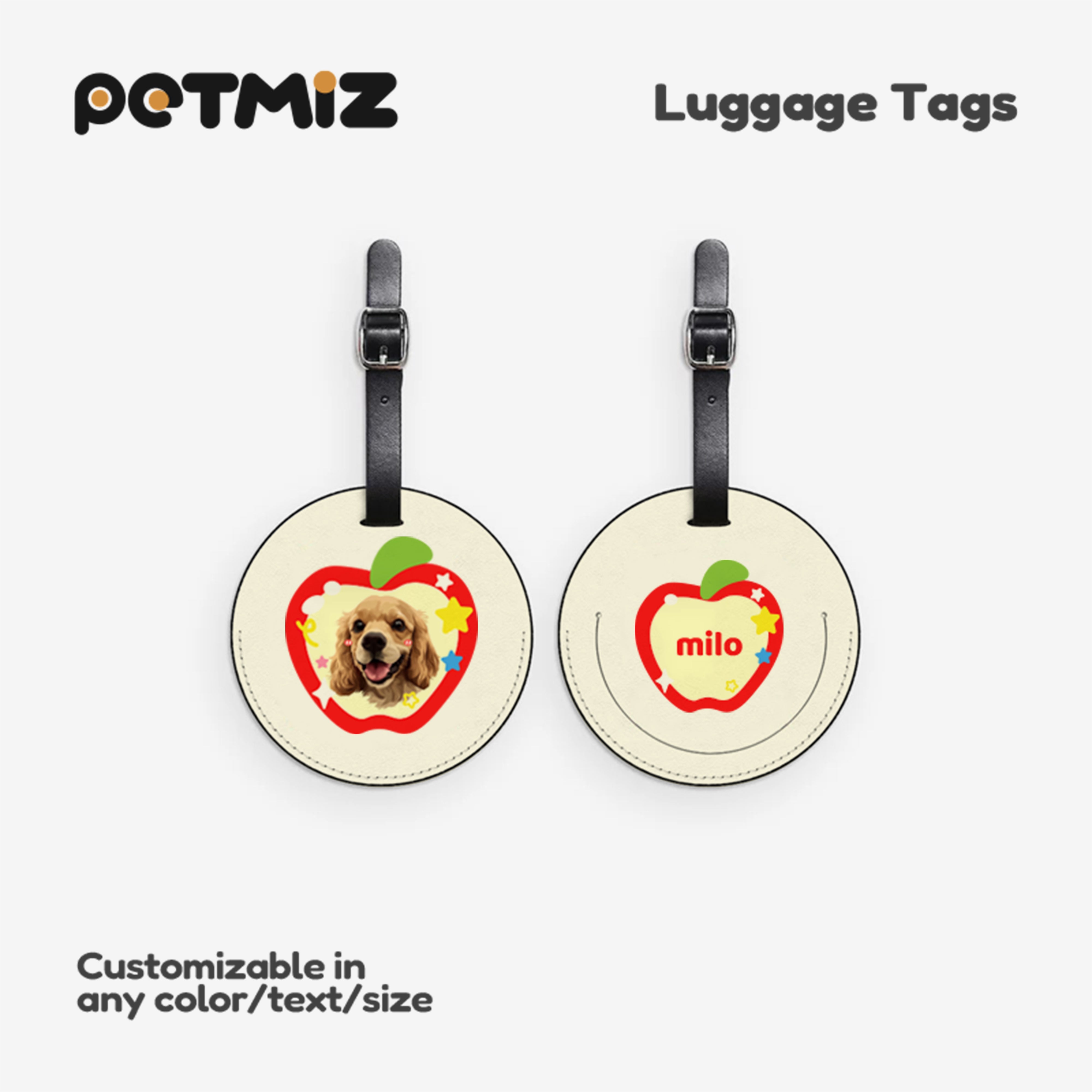 PETMIZ Original Design Luggage Tag