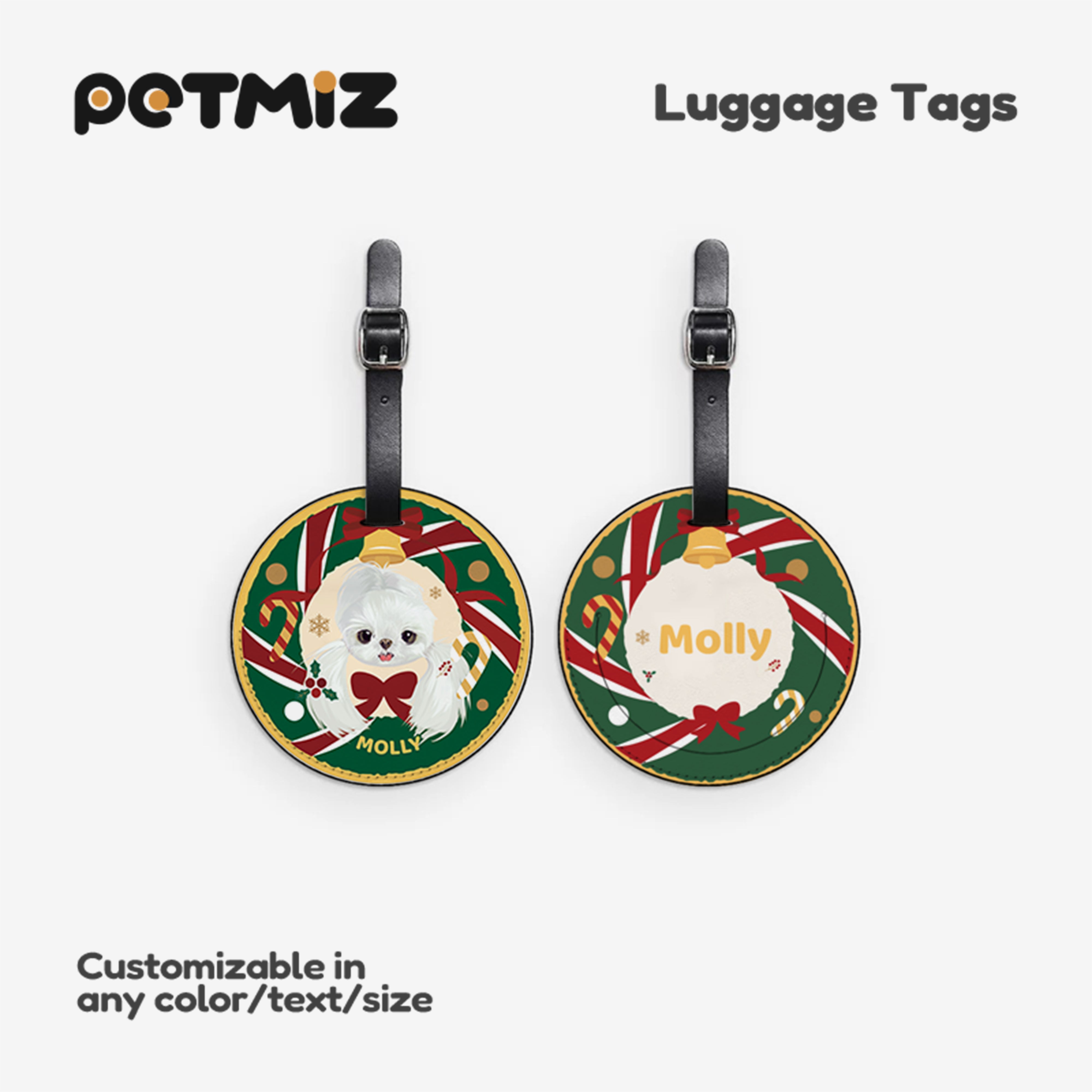 PETMIZ Original Design Luggage Tag