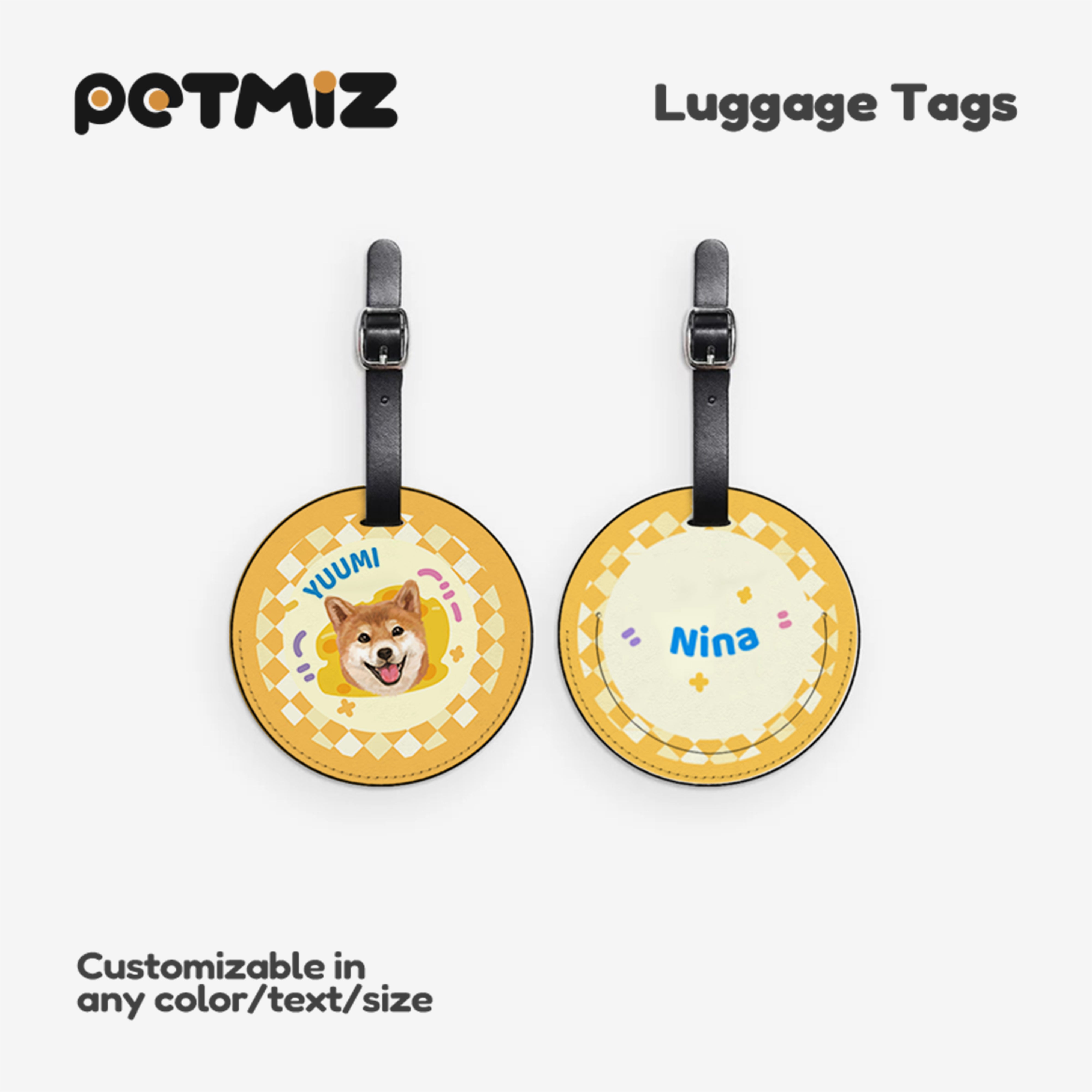 PETMIZ Original Design Luggage Tag