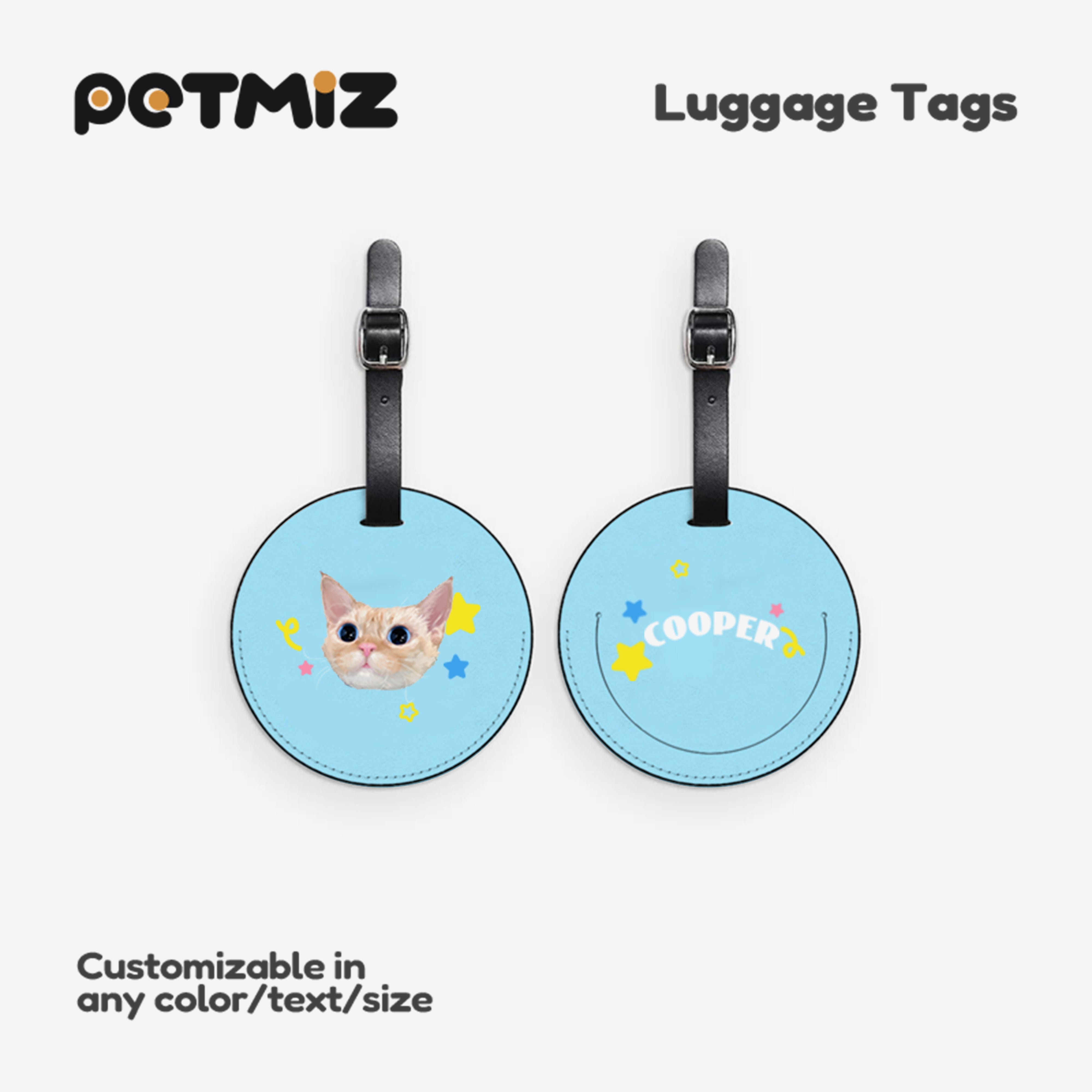 PETMIZ Original Design Luggage Tag