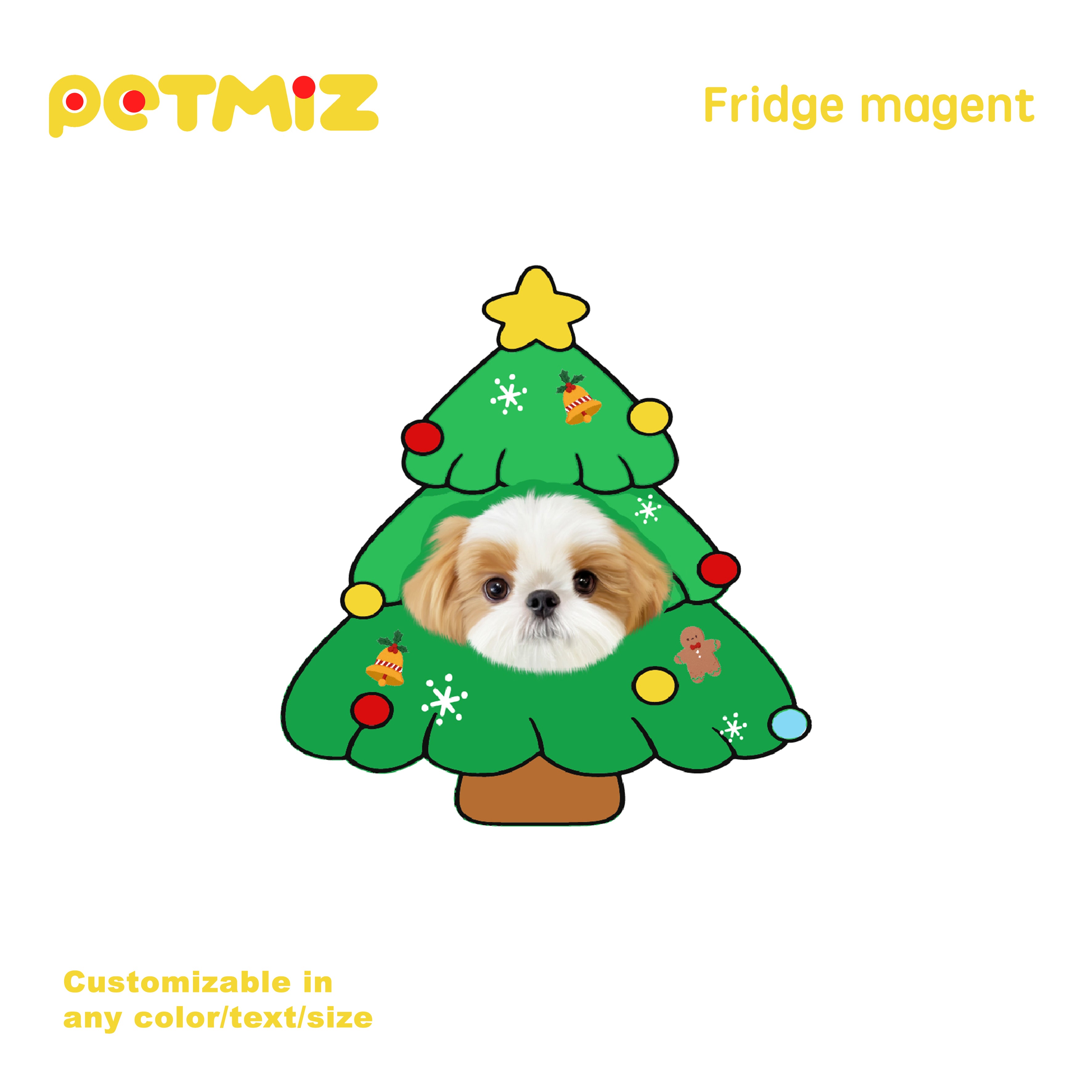 PETMIZ Pet Portrait Fridge Magnet