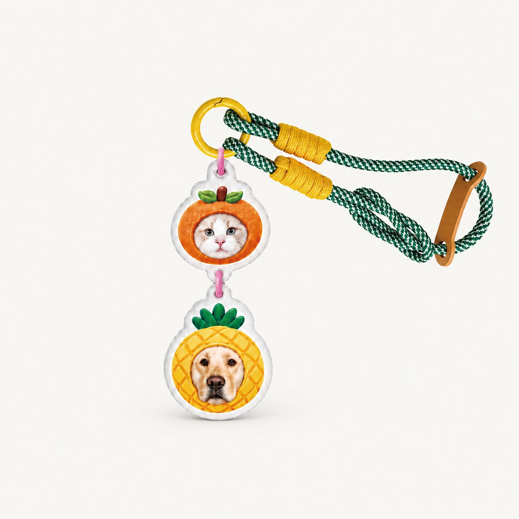 Personalized cat charm 2pcs