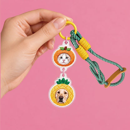 Personalized cat charm