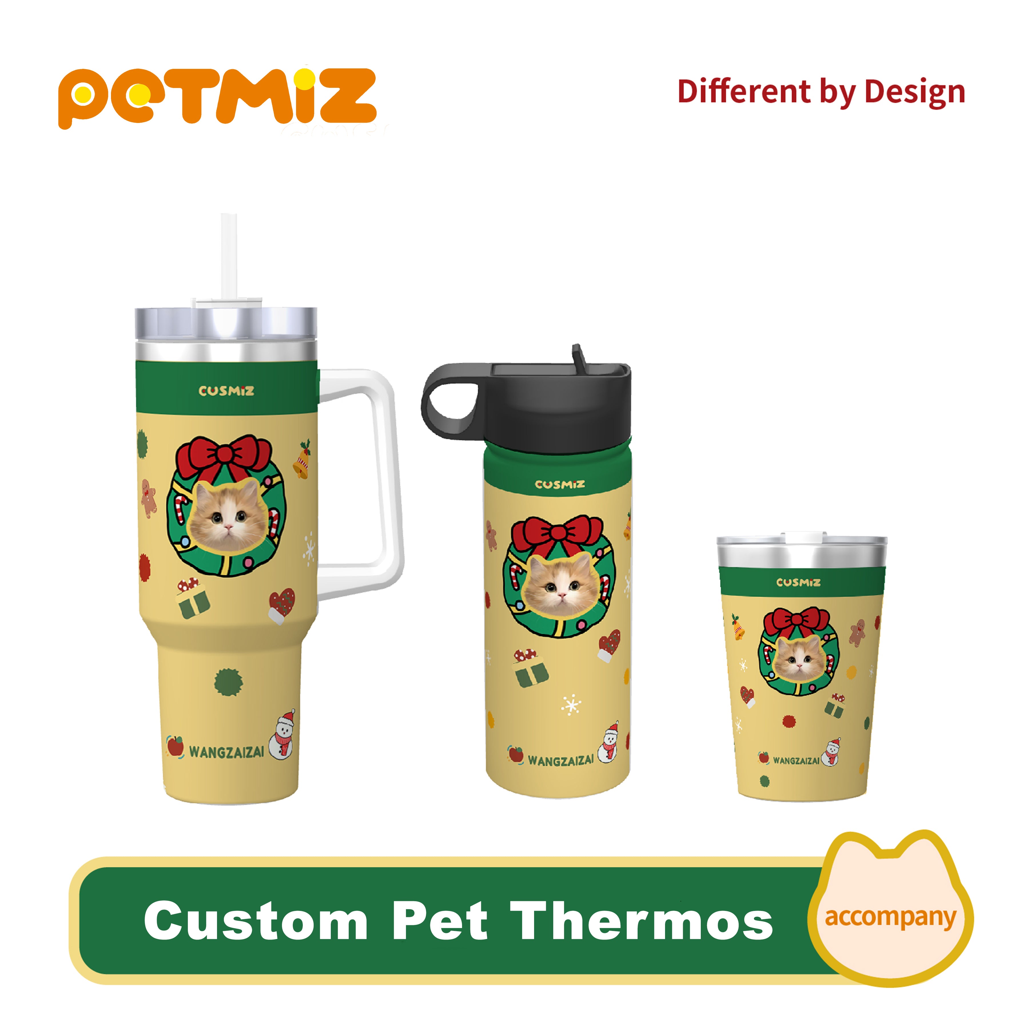 PETMIZ Original Design Thermos Mug